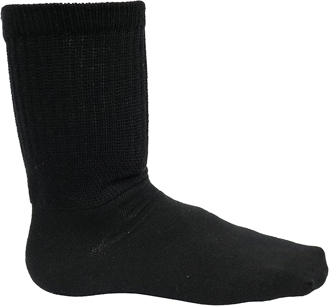 Diabetic Extra Wide Non-Elastic Socks, 3 Pairs